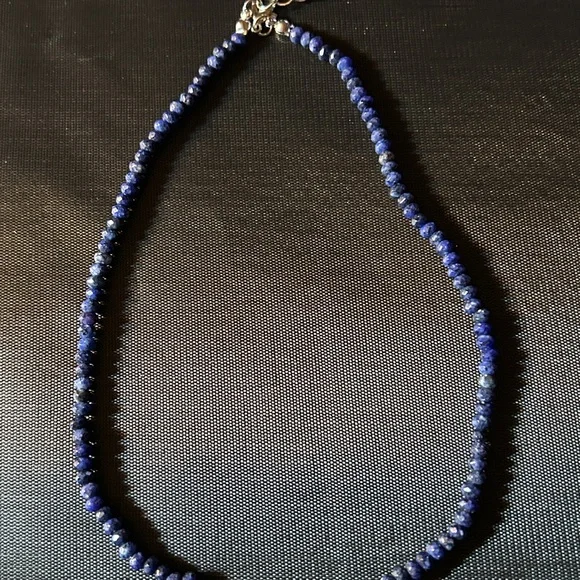 Lapis Lazuli Beaded Choker - Picture 6 of 7